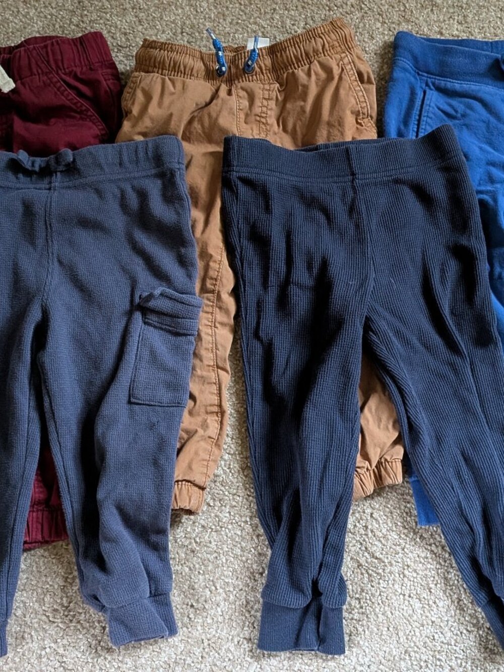 3T boys pants, 5 pairs
